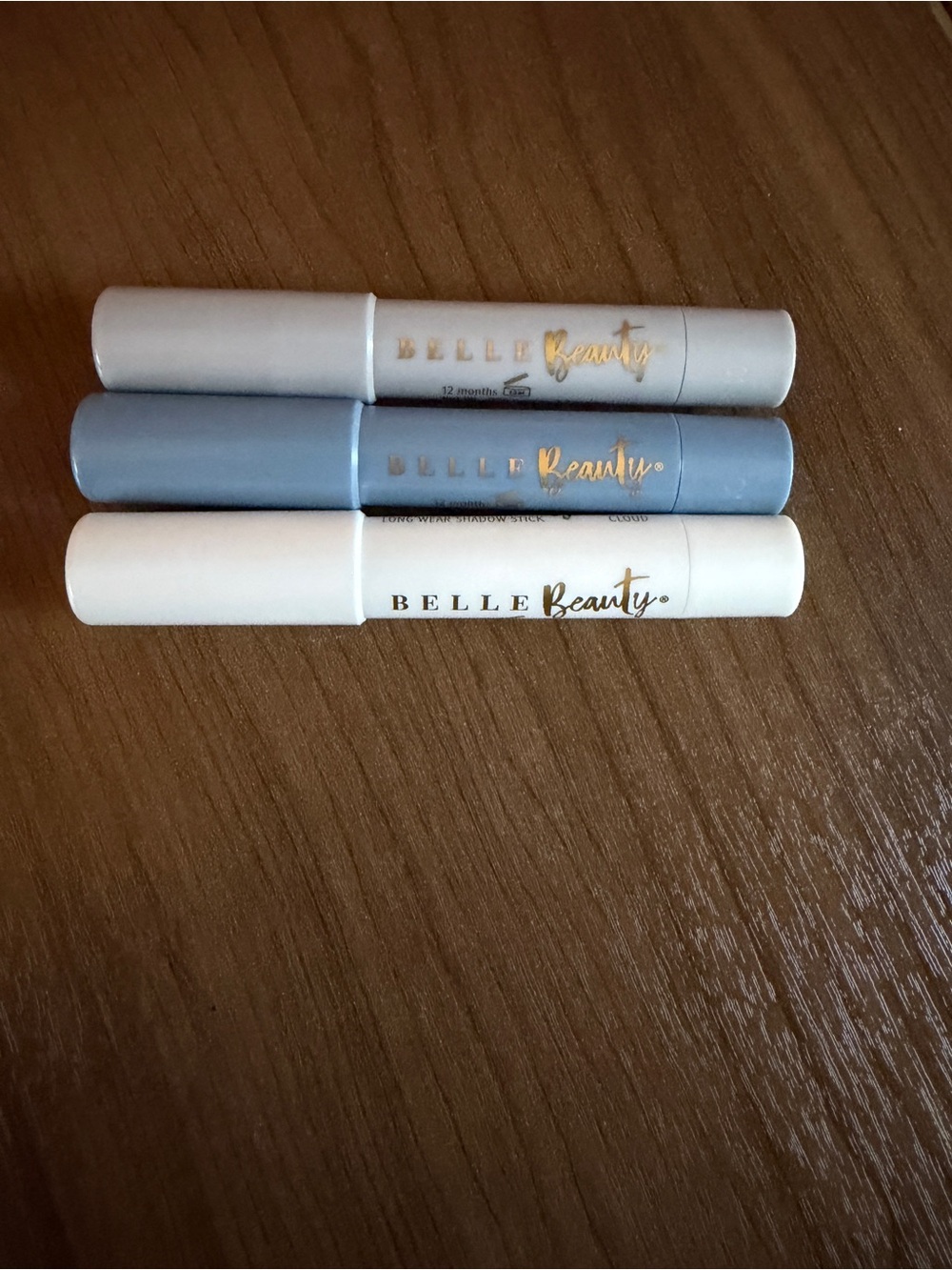 Cream, Grey & Blue Eyeshadow Sticks - Pack of 3